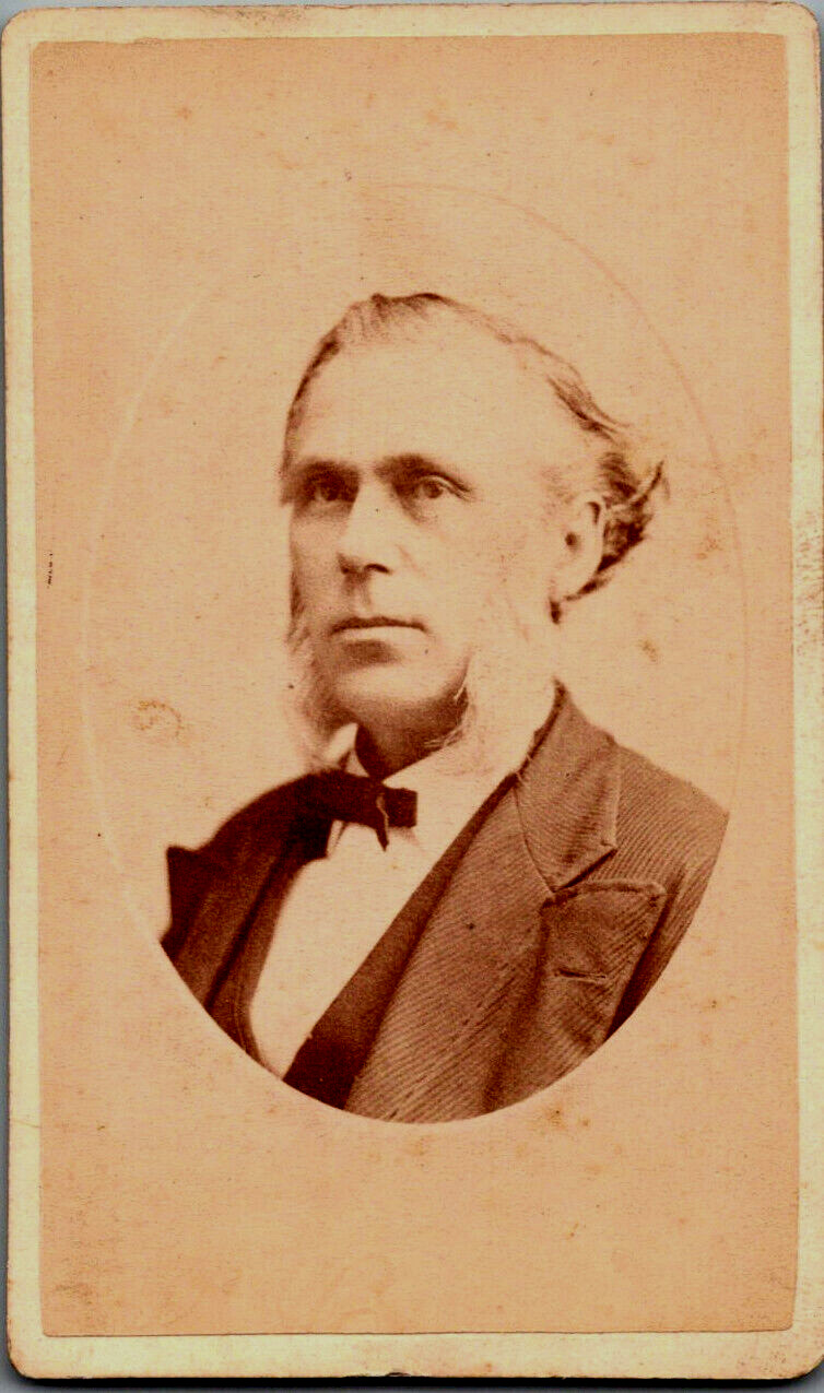 Antique 1860s CDV Photograph Man Brooklyn New York by Richardson Broadway