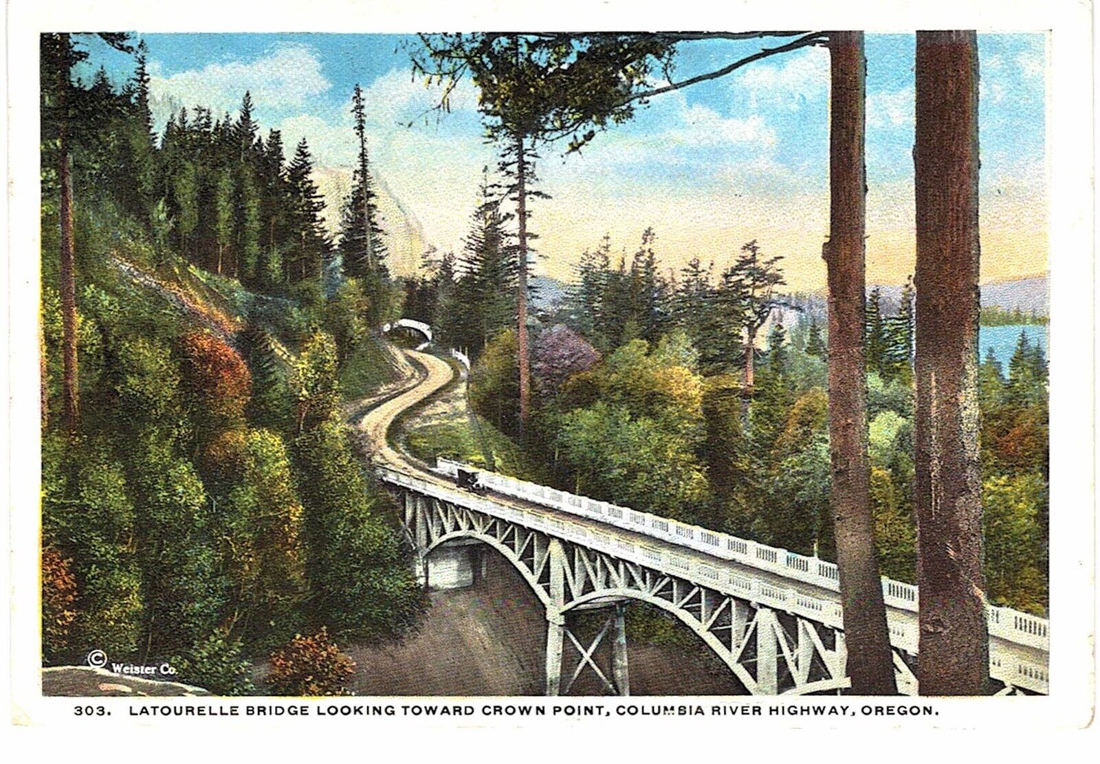 Crown Point OR Latourelle Bridge Columbia River Highway