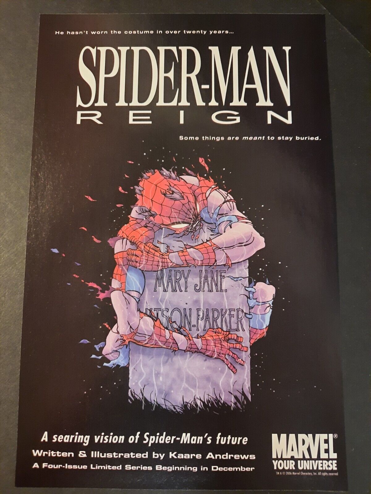 Marvel SPIDER-MAN Reign Promo Art \