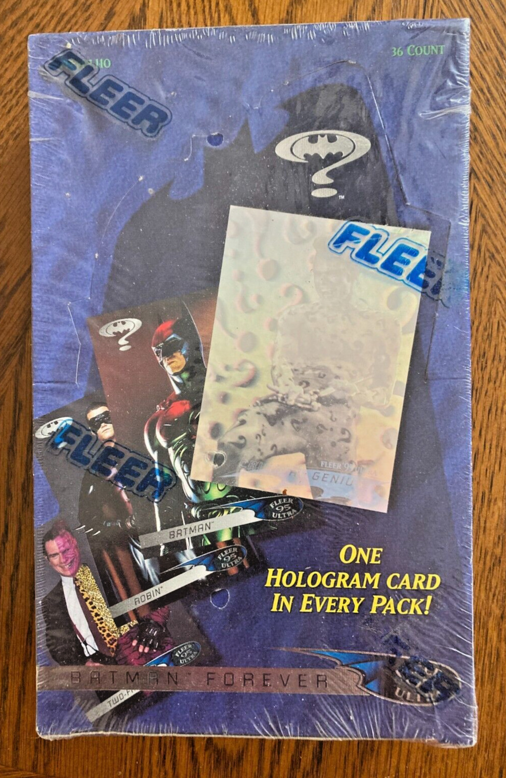 1995 Fleer Ultra Batman Forever 36 Packs Full Box Sealed One Hologram Each Pack
