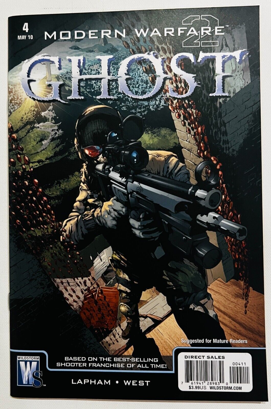 Call Of Duty Modern Warfare 2 Ghost, Number 4 Wildstorm 2010