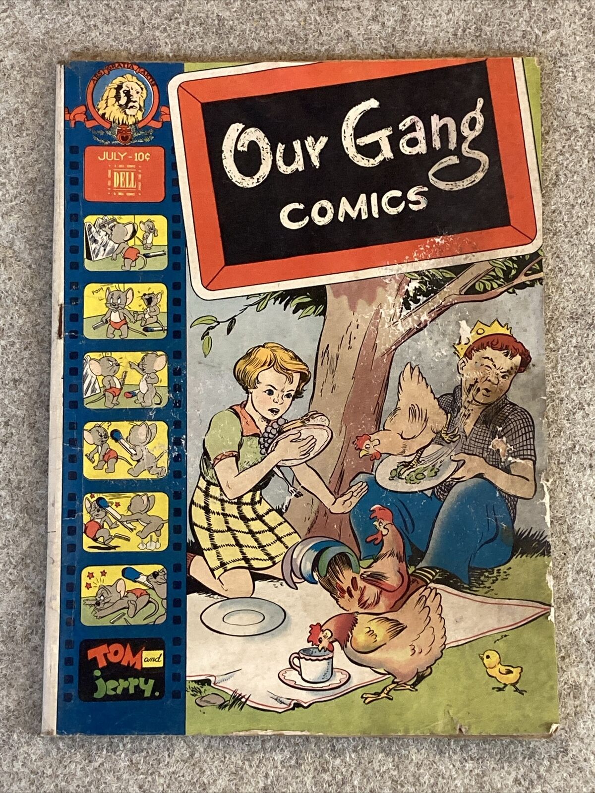 Our Gang Comics Number 36 July 1947 Tom And Jerry Comic Book Golden Age