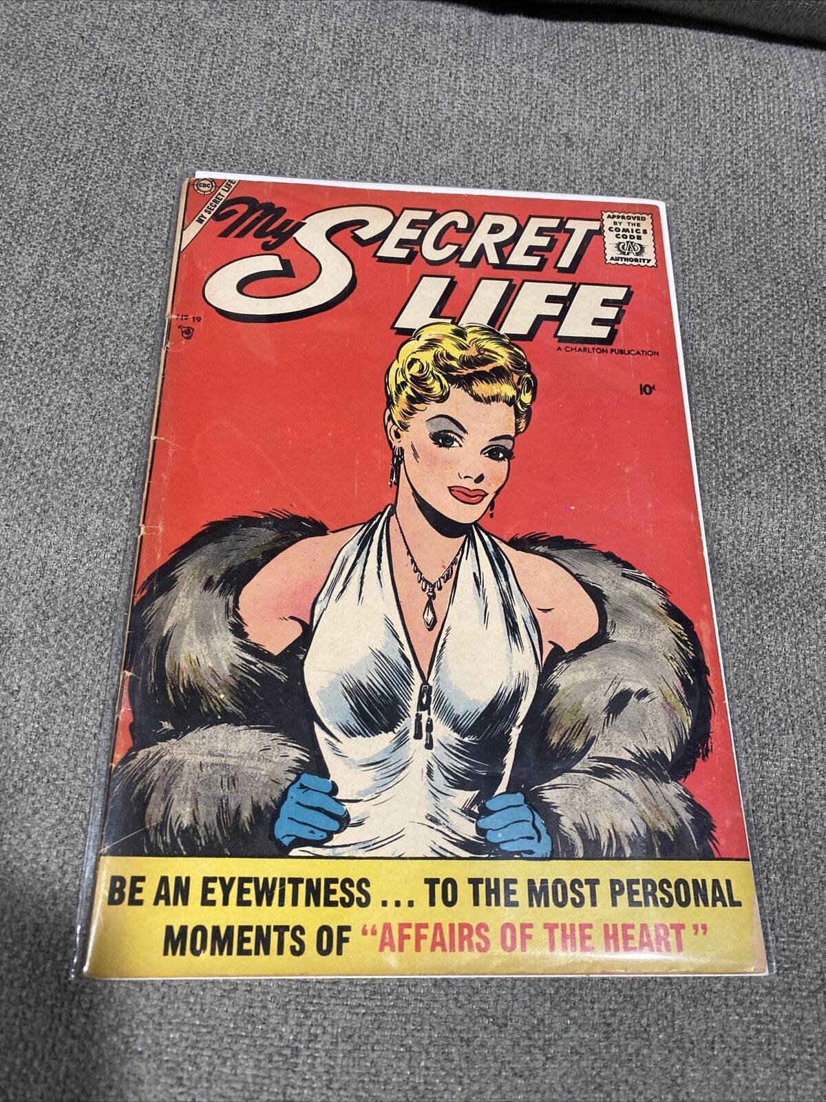 MY SECRET LIFE#19(1957)GOOD GIRL ART~ROMANCE~CHARLTON COMICS
