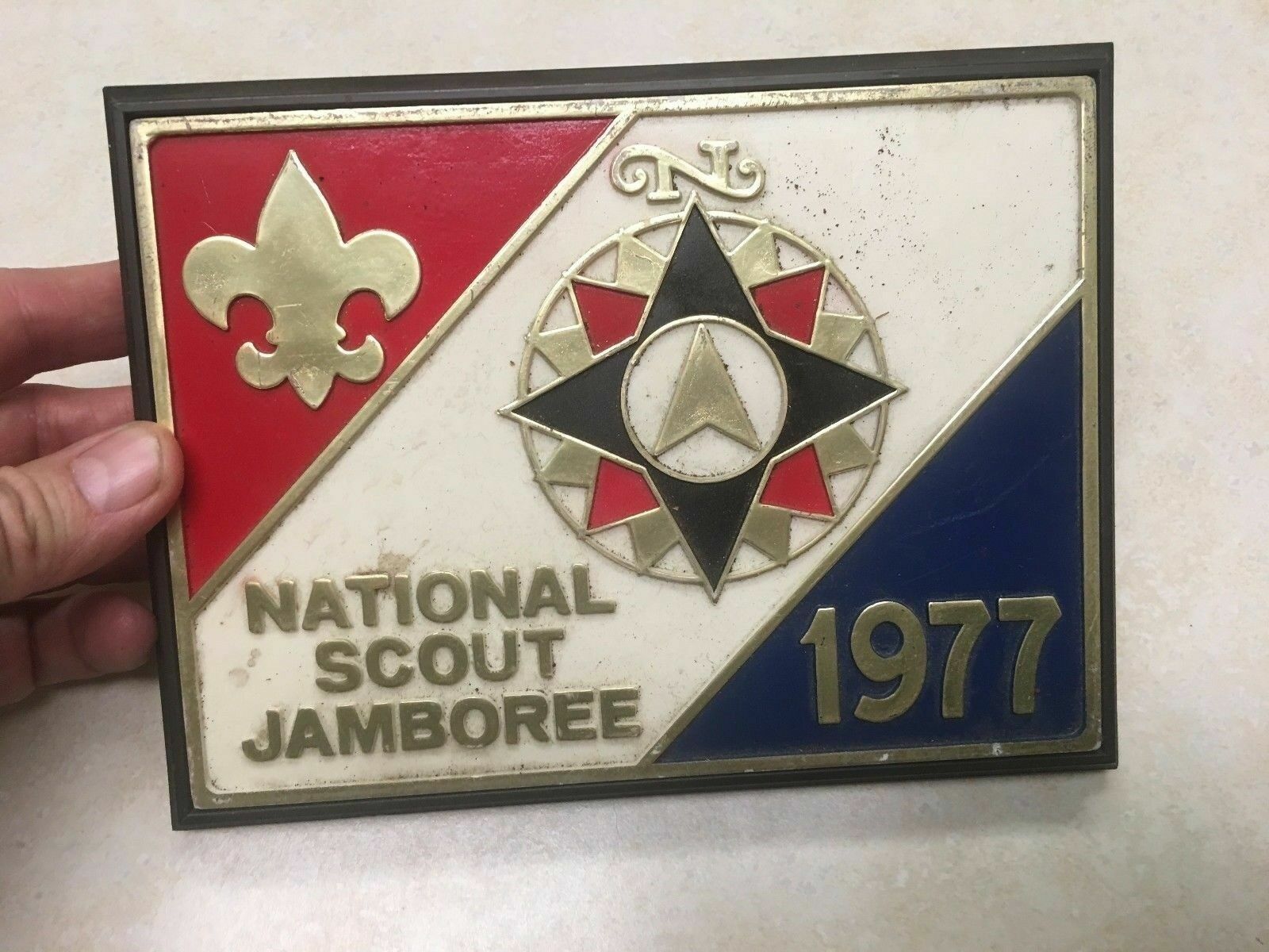 1977 National Jamboree Plastic Plaque
