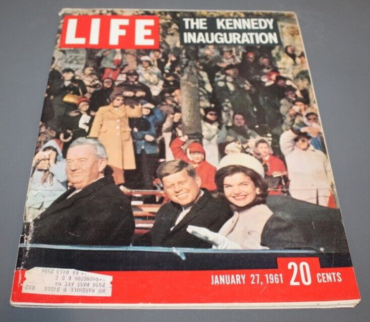Vtg Life Magazine JANUARY 27, 1961 John F. Kennedy Inauguration GREAT ADS
