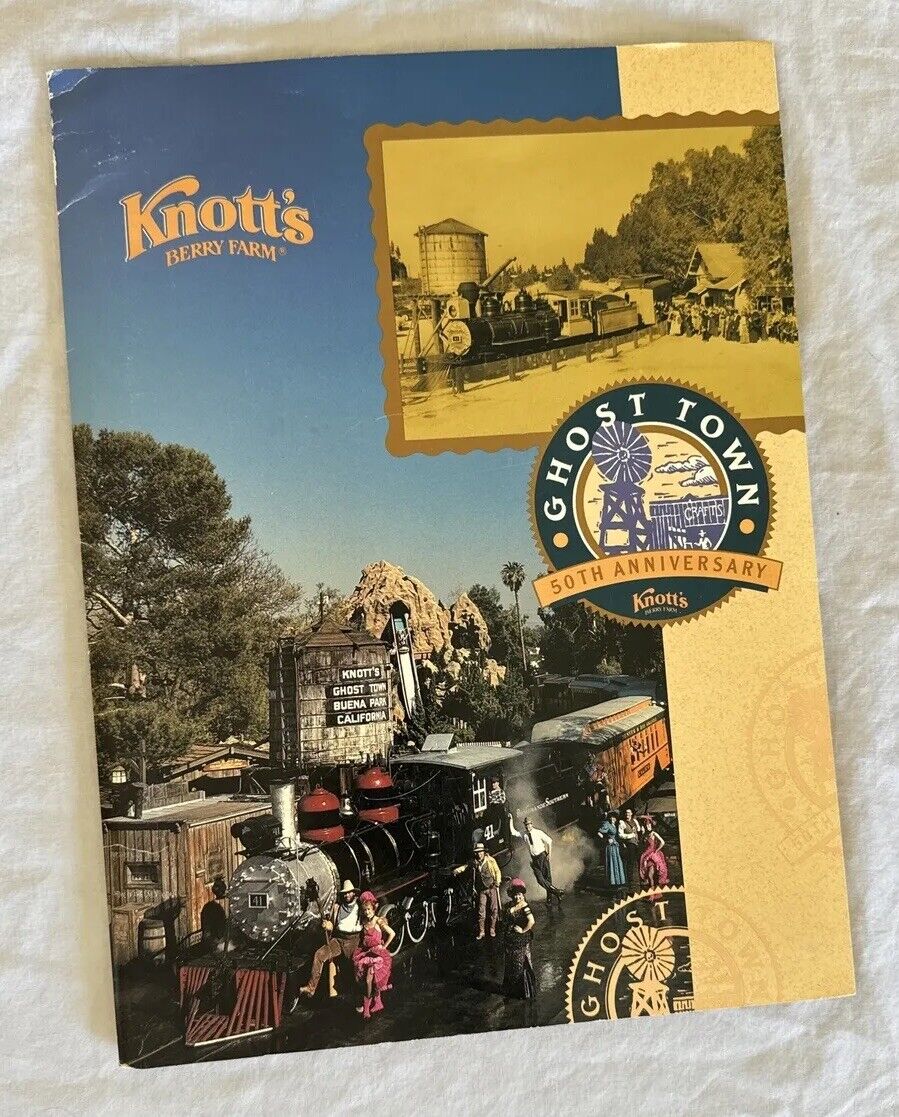Vintage Knotts Berry Farm GHOST TOWN 50th Anniversary Press Packet Complete RARE