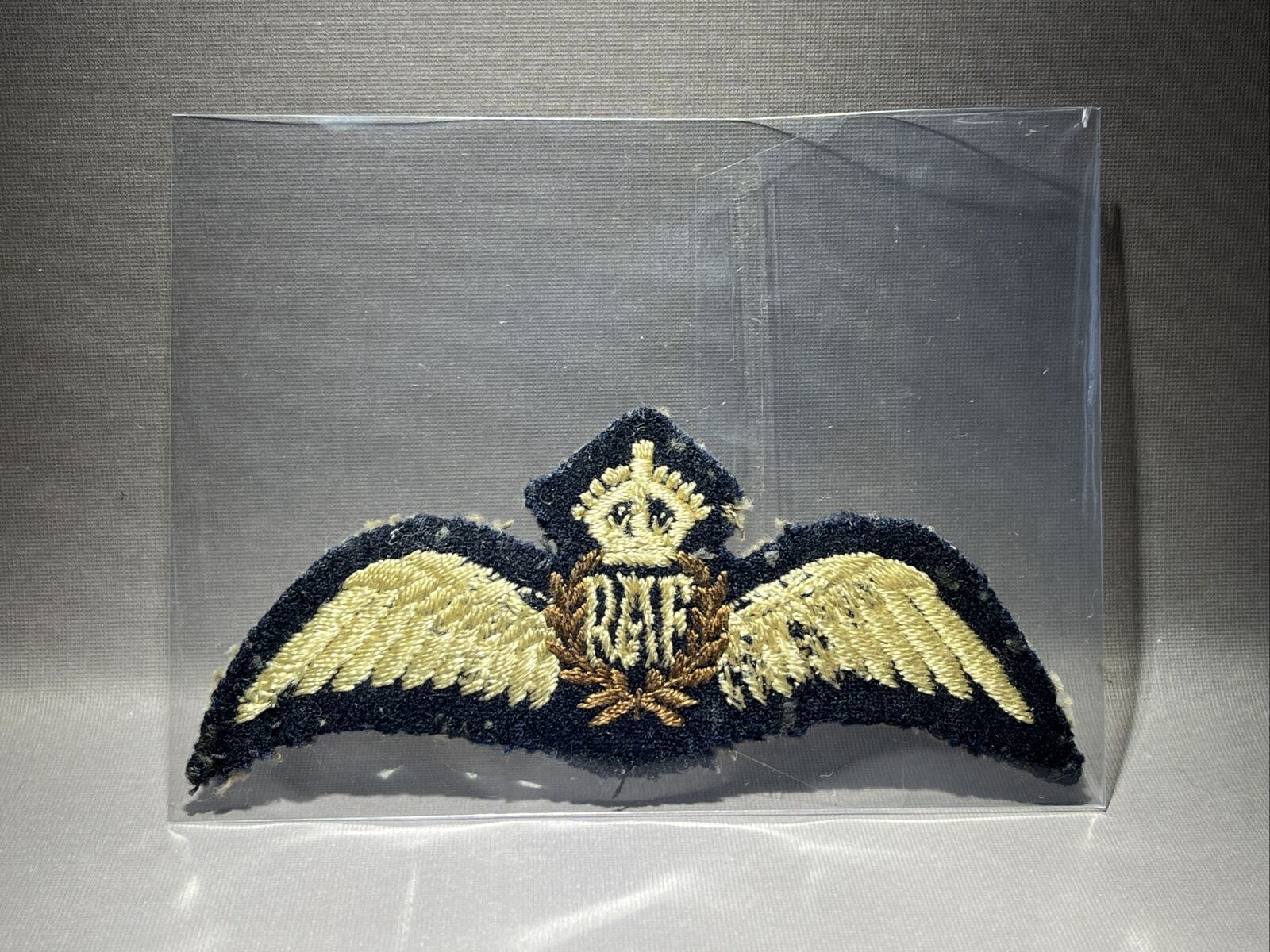 RARE WW2 British Royal Air Force Patch, RAF, Uniform Pilot Wings, Military