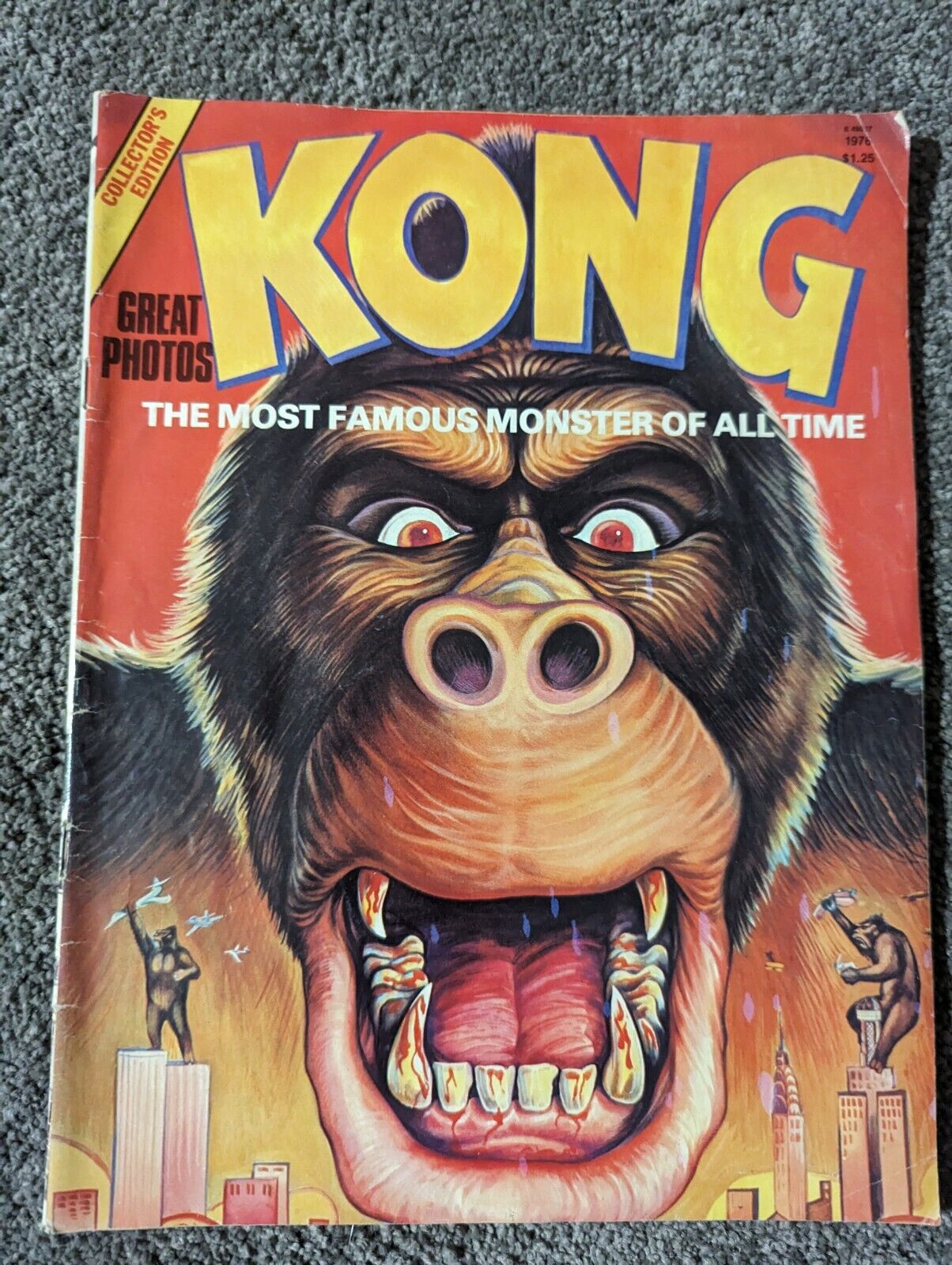 Kong #1 1976- The Most Famous Monster Of All Time-Skull Island-Godzilla-FN
