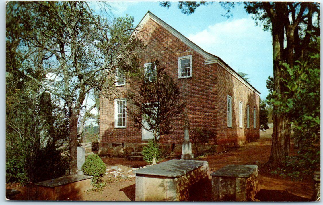Postcard - Old Brick Church (Ebenezer) - Jenkinsville, South Carolina
