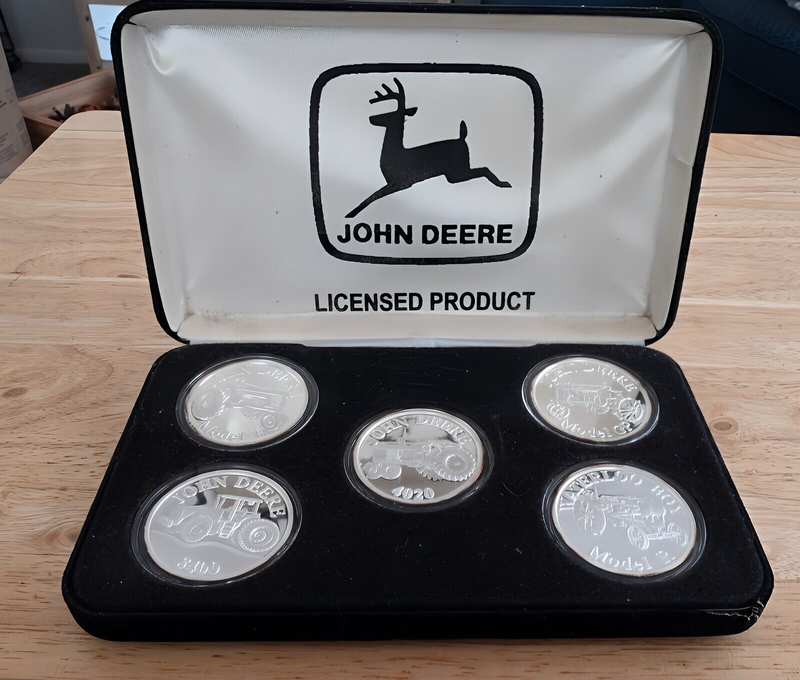 John Deere Silver Coins Series II Set  .999 Fine Silver 1 Troy Ounce 8000 Series
