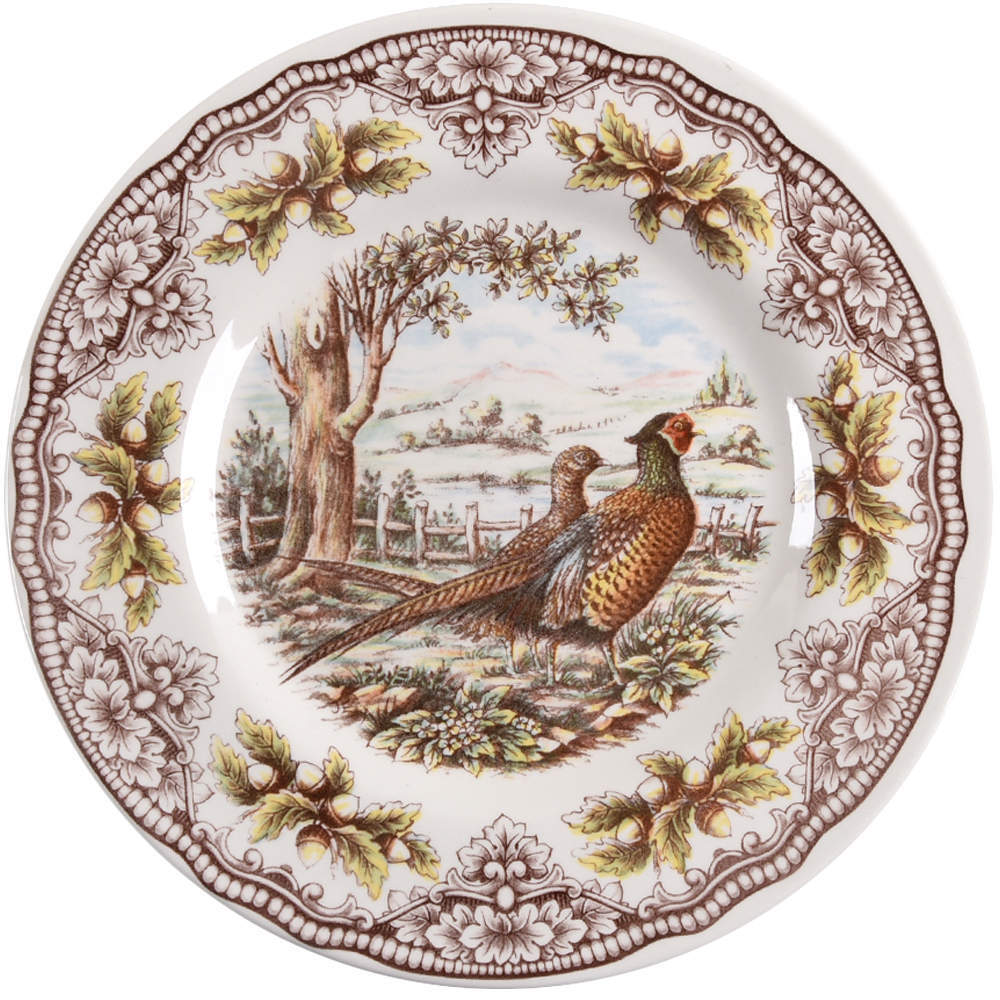 Victorian English Pottery-Royal Stafford Homeland Salad Plate 9074679