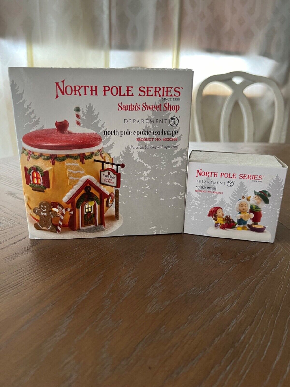 Dept 56 North Pole Santa’s Sweet Shop Cookie Exchange & We Like ‘Em All - NIB