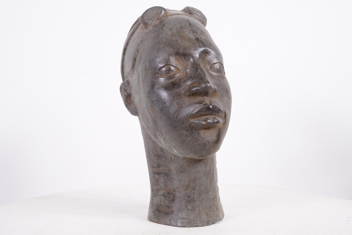 Benin Bronze Head 12\
