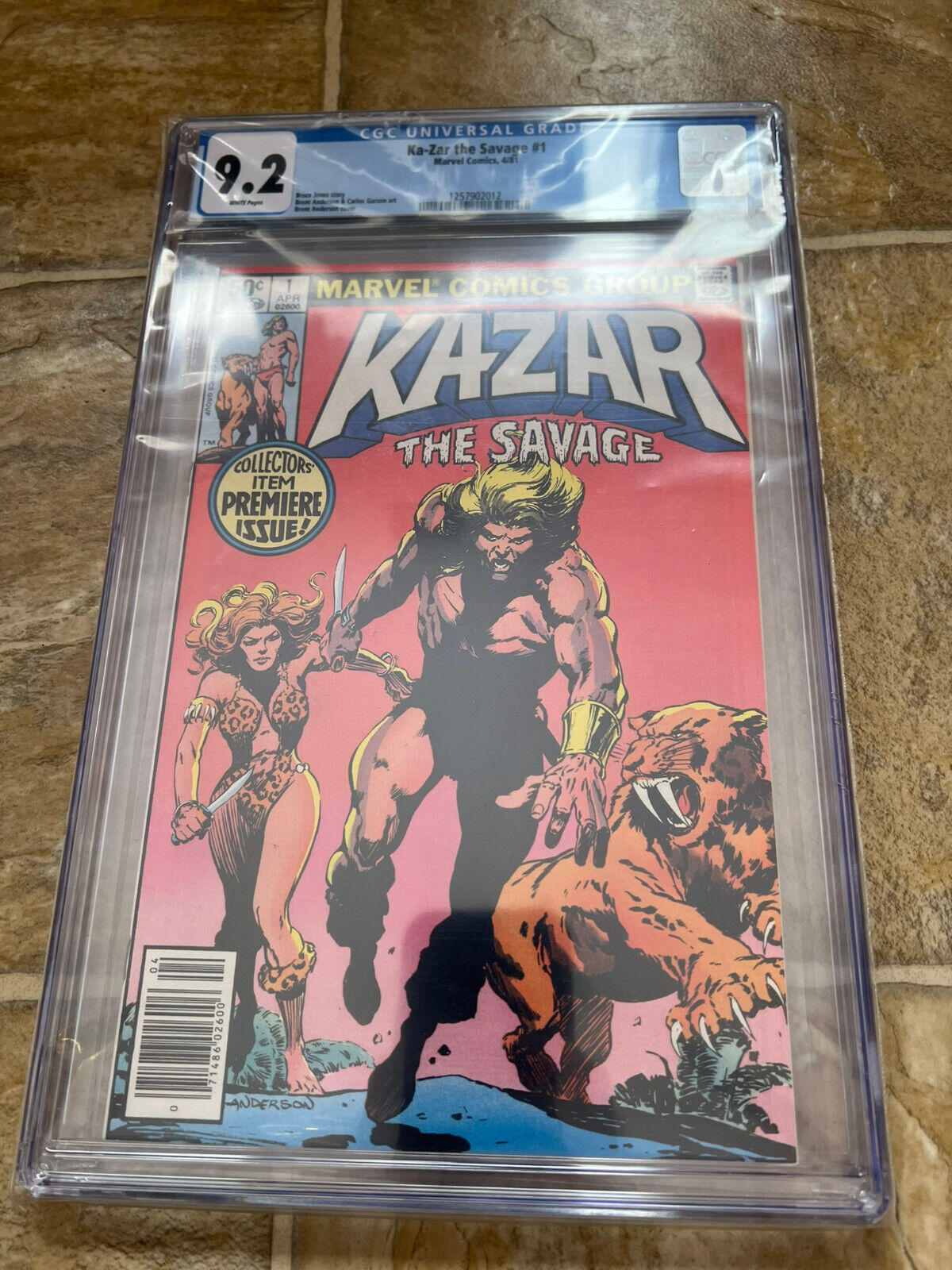 Ka-Zar the Savage #1 CGC 9.2
