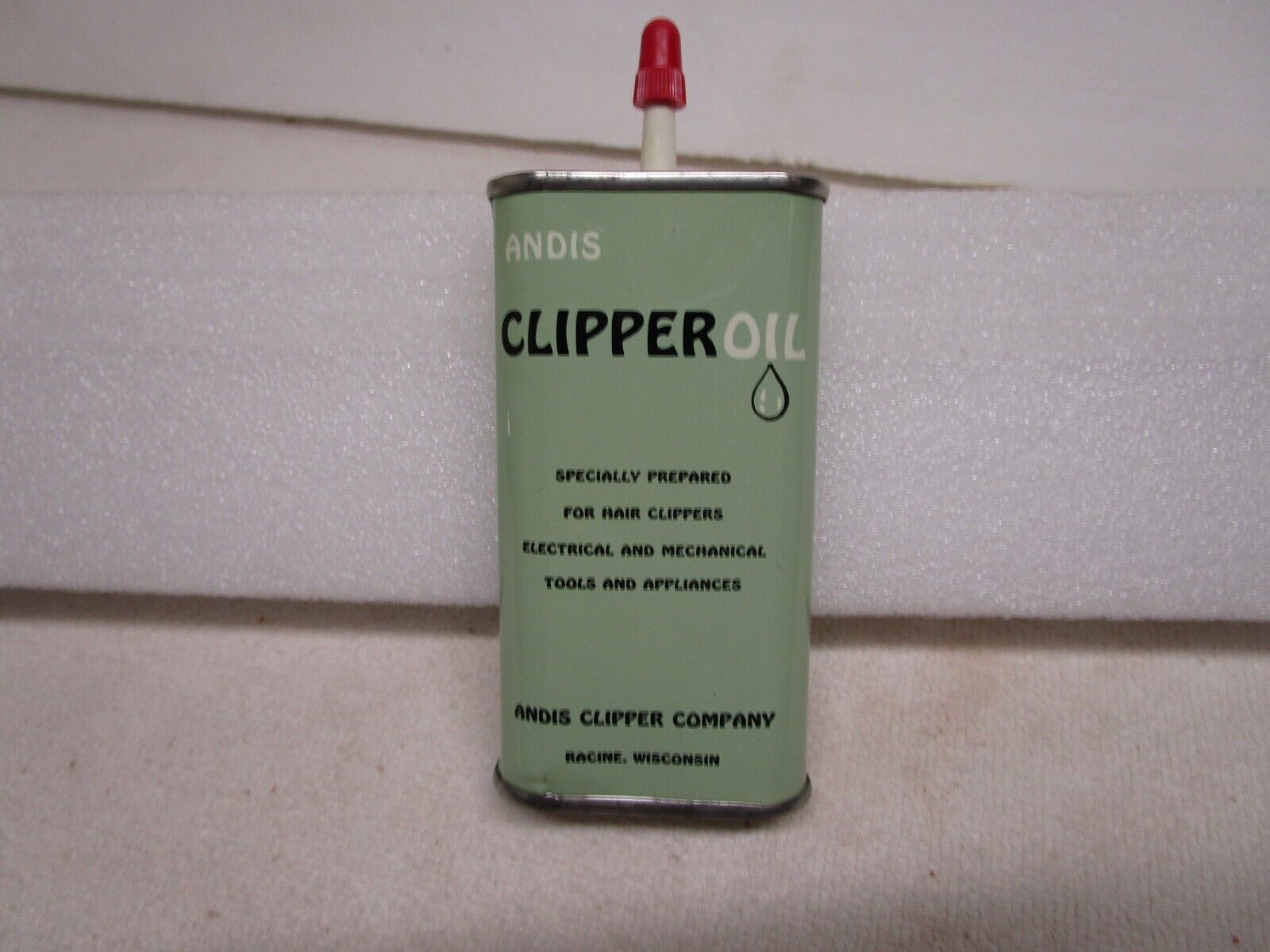 Vintage Andis Clipper 3 oz. Oiler Can - Vintage Handy Oil Tin