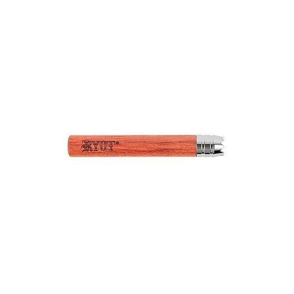 RYOT SHORT WOOD One Hitter Taster Bat w SILVER DIGGER Tip Authentic