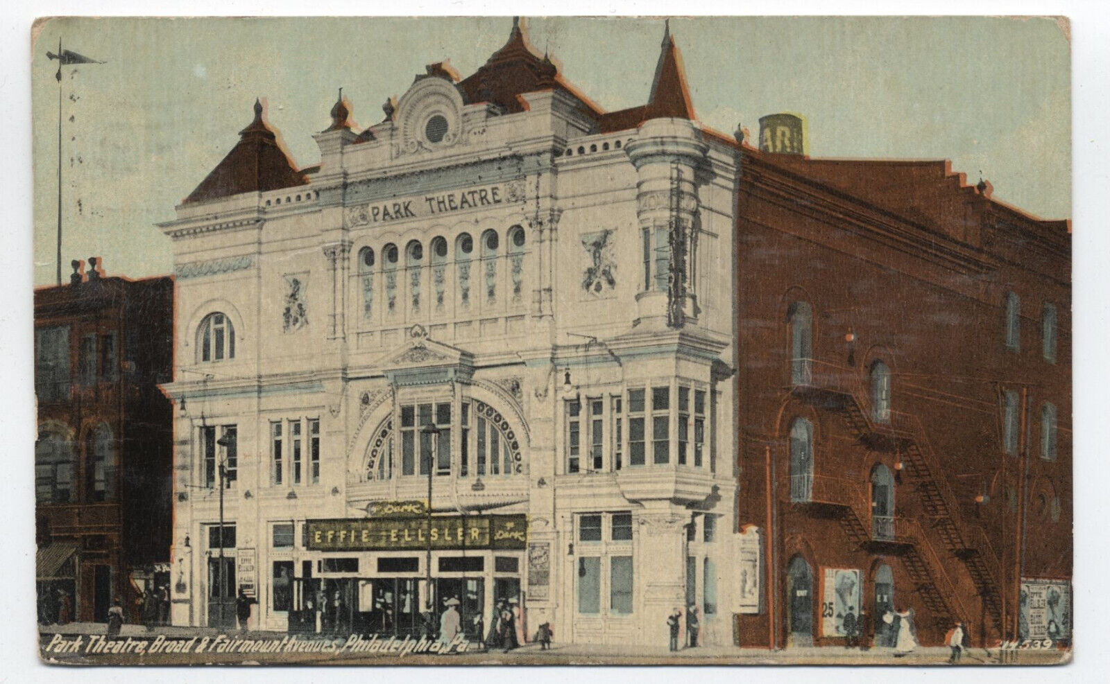 1914 Park Theatre postcard Philadelphia PA [s.5392]
