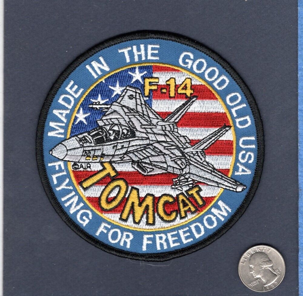 F-14 F-14A F-14 B F-14D TOMCAT Flying For Freedom US NAVY VF Squadron Patch FFF