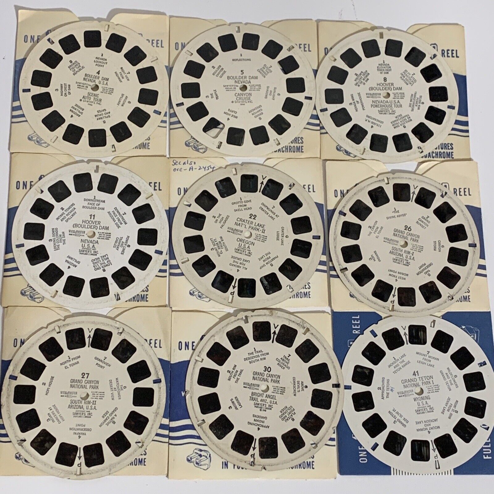 Vintage  Single View master Reels - Your Choice- Pick C # 0-400