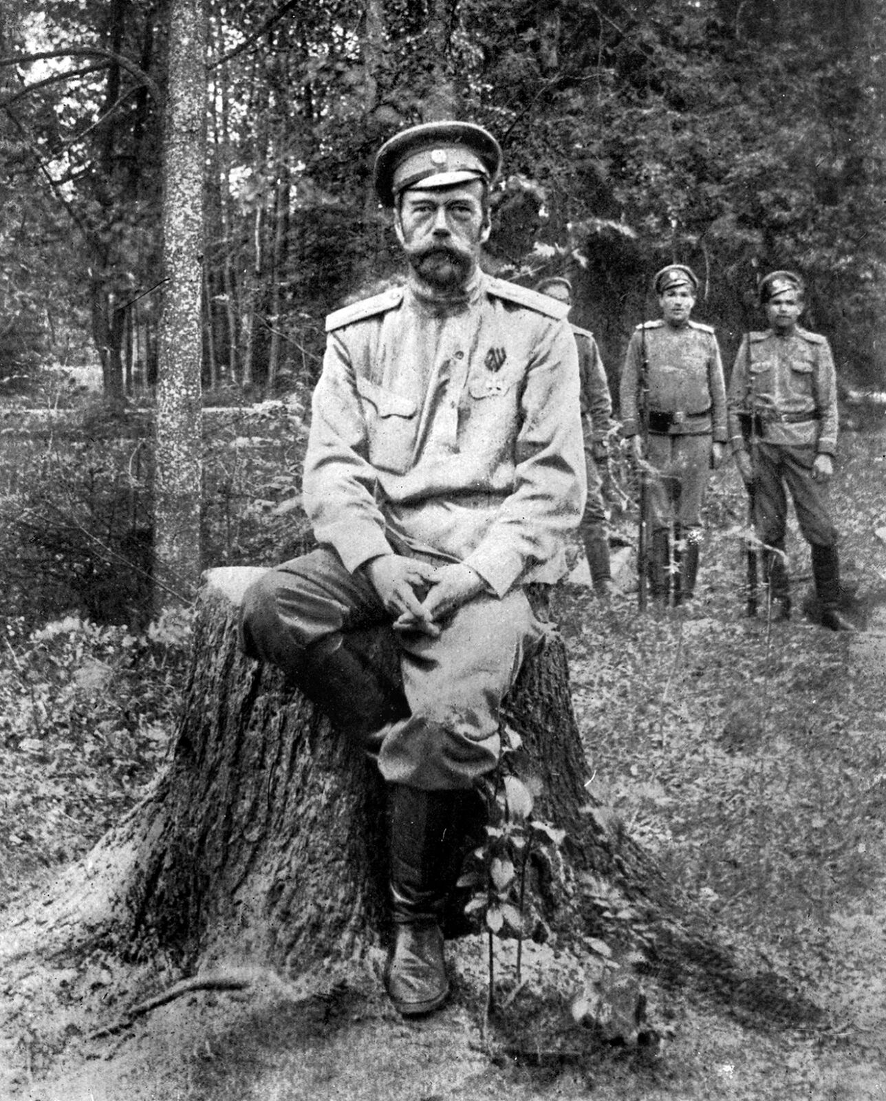 1917 Nicholas II of Russia Last Known PHOTO  (228-z)