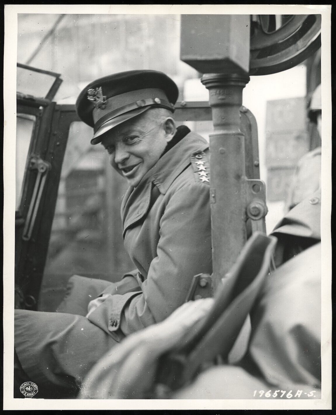 Dwight Eisenhower 1944 Supreme Allied Commander WWII Type 1 Original Photo