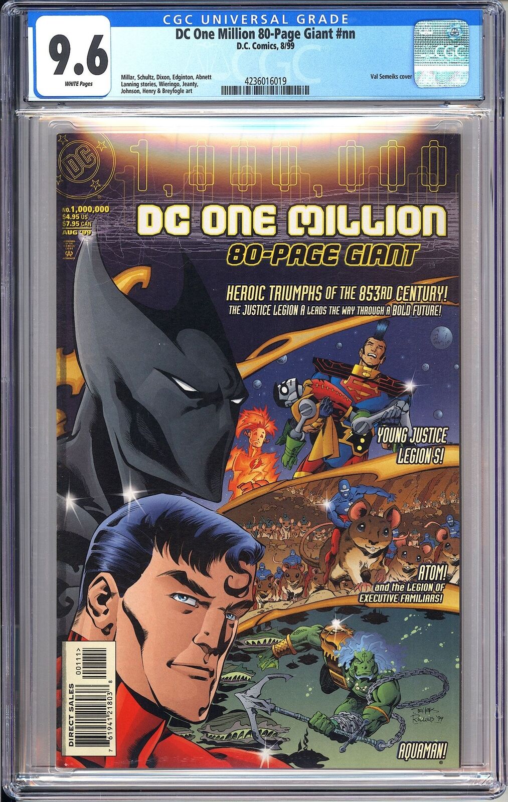 DC One Million 80-Page Giant CGC 9.6 4236016019 1st Batman Beyond Cameo Key