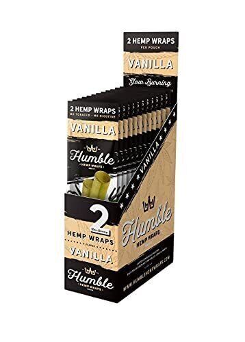 Humble Wraps 2 Wraps Per Pack - (25 Count Display) - Vanilla