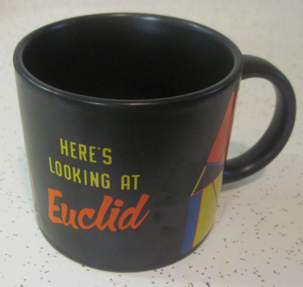 Here\'s Looking at Euclid- Mug Geometry Math by Unemployed Philosphers Guild 2013