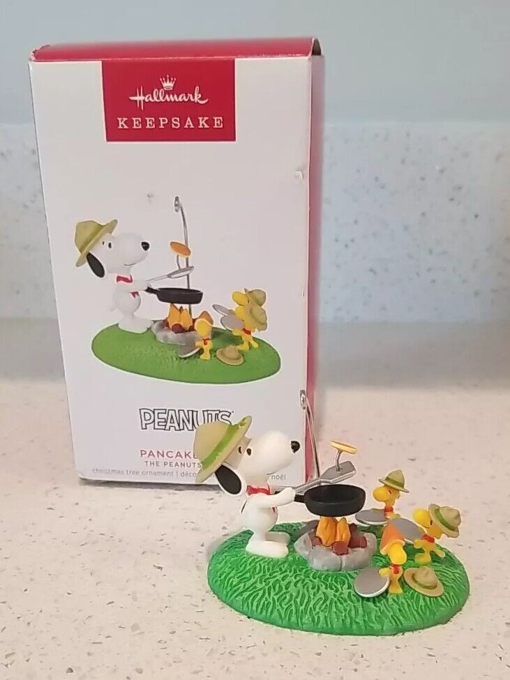 2023 Hallmark Keepsake Ornament Pancake Pals Peanuts Gang Snoopy Woodstock Camp