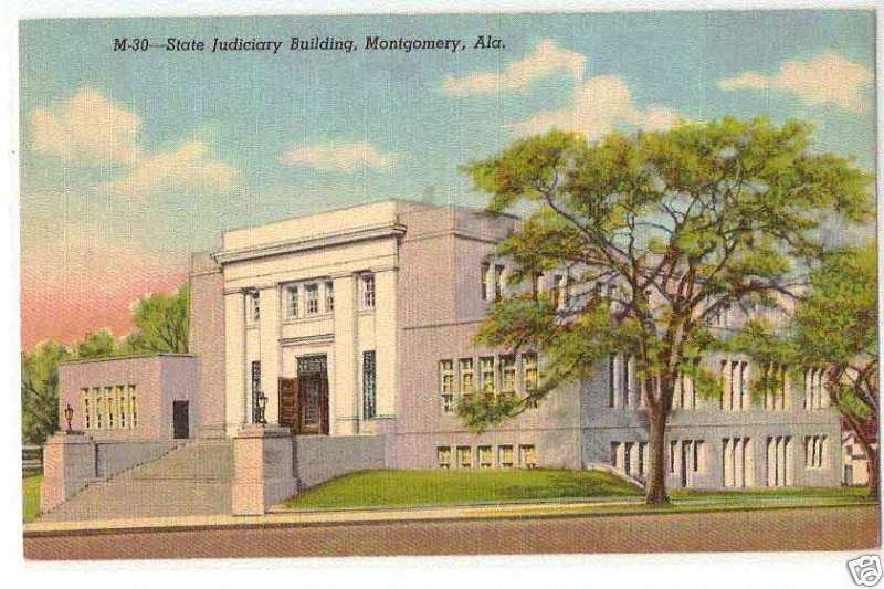  State Judiciary Building, Montgomery, Alabama 1930s-40
