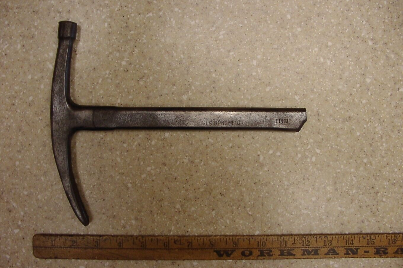 Antique U.S. Bung Mfg. Co. Hammer,2lbs.2.9oz,8-5/8\