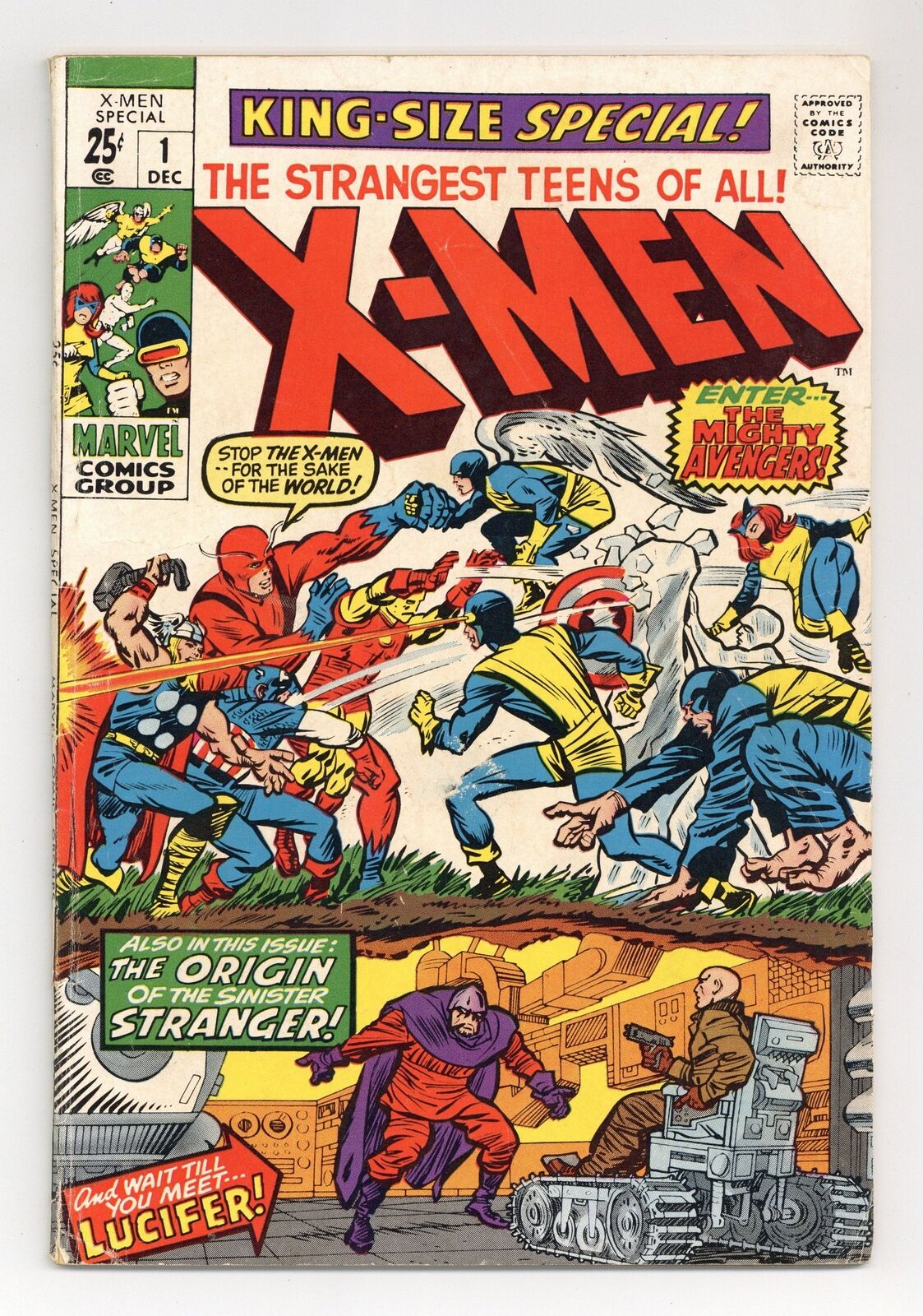 Uncanny X-Men Annual #1 VG+ 4.5 1970