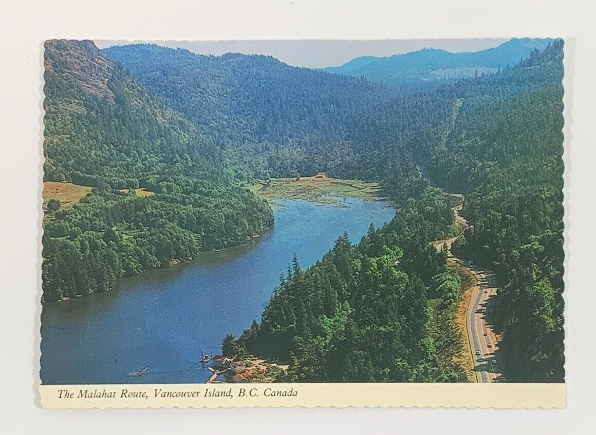 The Malahat Route Vancouver Island BC Canada Postcard Unposted