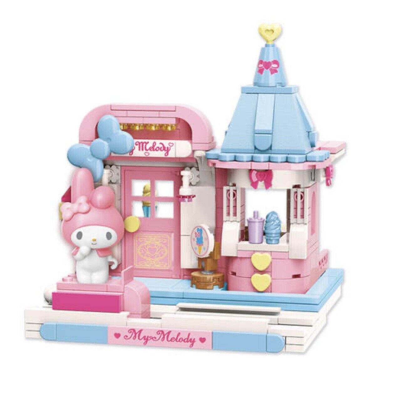 Sanrio Assembled Toy Building Blocks Me Melody Sweet Ice Cream House