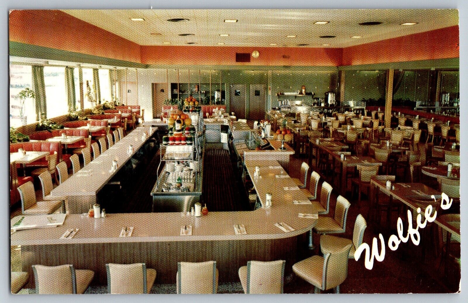 St. Petersburg, Florida FL - Wolfie\'s Restaurant & Fountain - Vintage Postcard