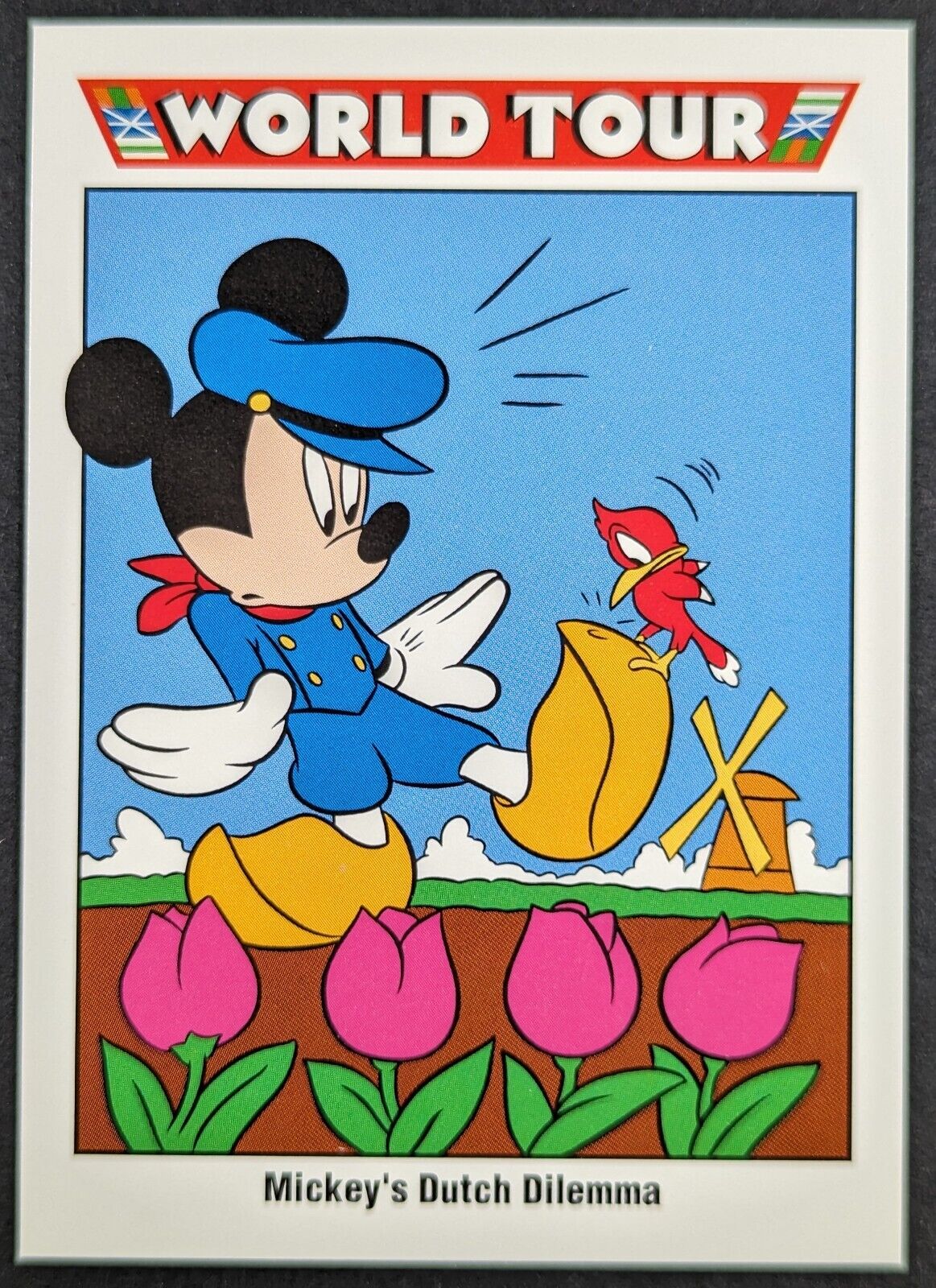 Mickey Netherlands 1991 World Tour Impel Disney Collector Card #203 (NM)
