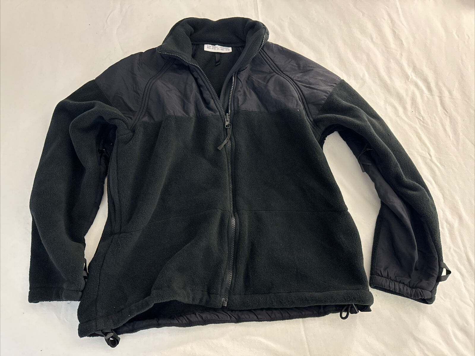 USGI Navy NWU Parka Liner Black Fleece Jacket Small Extra Extra Short