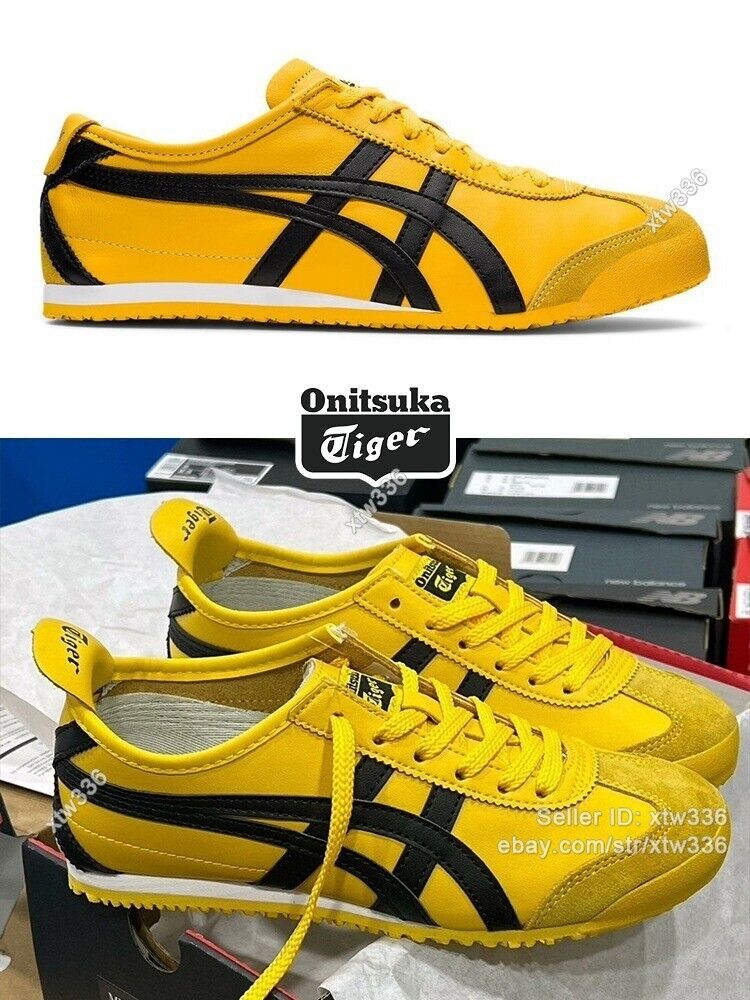 Onitsuka Tiger MEXICO 66 Classic Sneakers Yellow/Black Shoes: A Timeless Choice