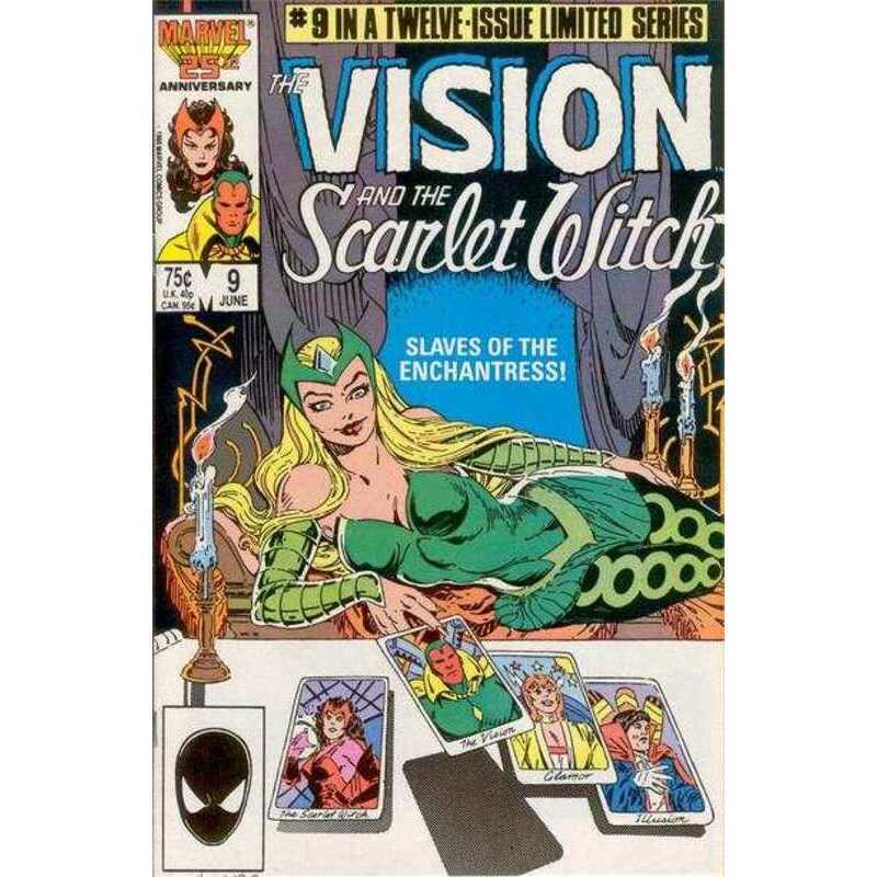 Vision and the Scarlet Witch (1985 series) #9 in VF condition. Marvel comics [k}