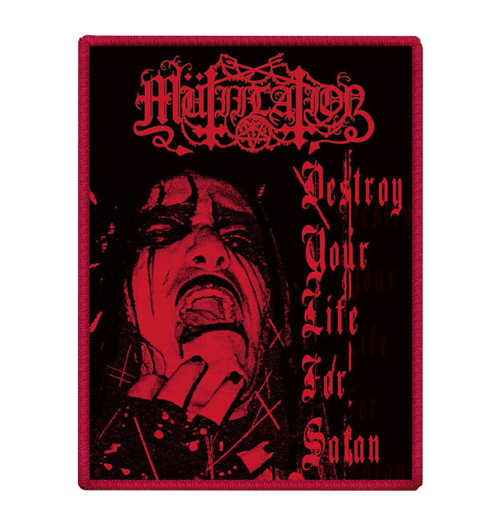 MUTIILATION - 'Destroy Your Life For Satan' Patch