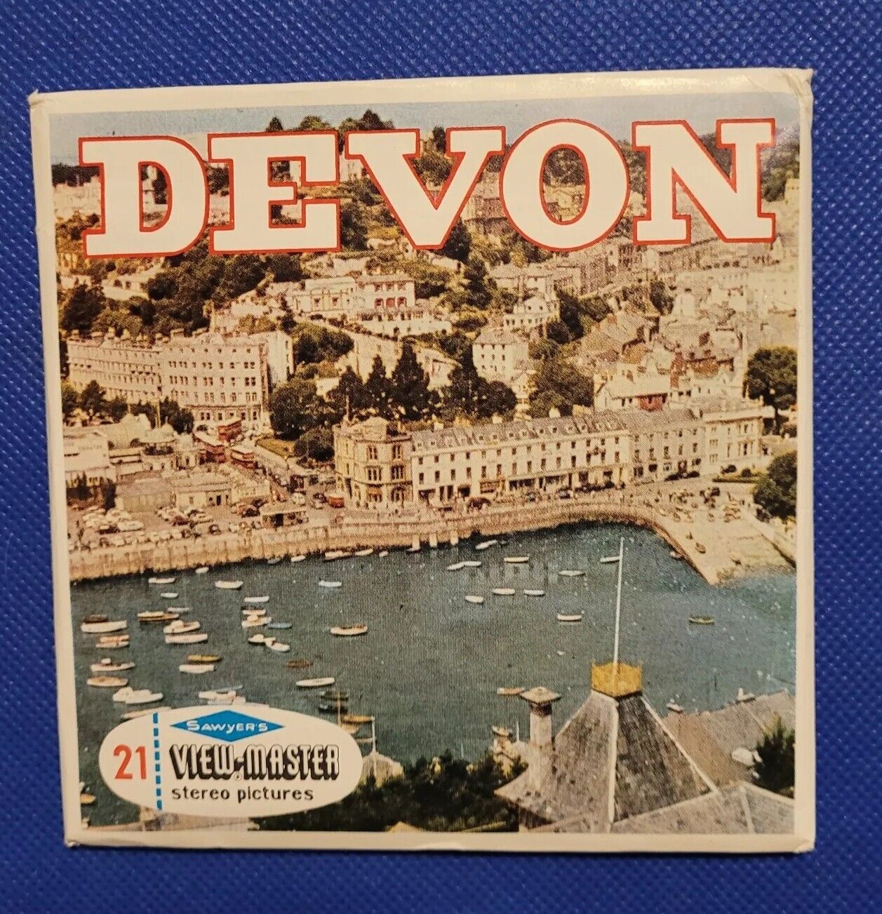 Scarce RARE Sawyer's C286 Devon England Vintage view-master 3 Reels Packet