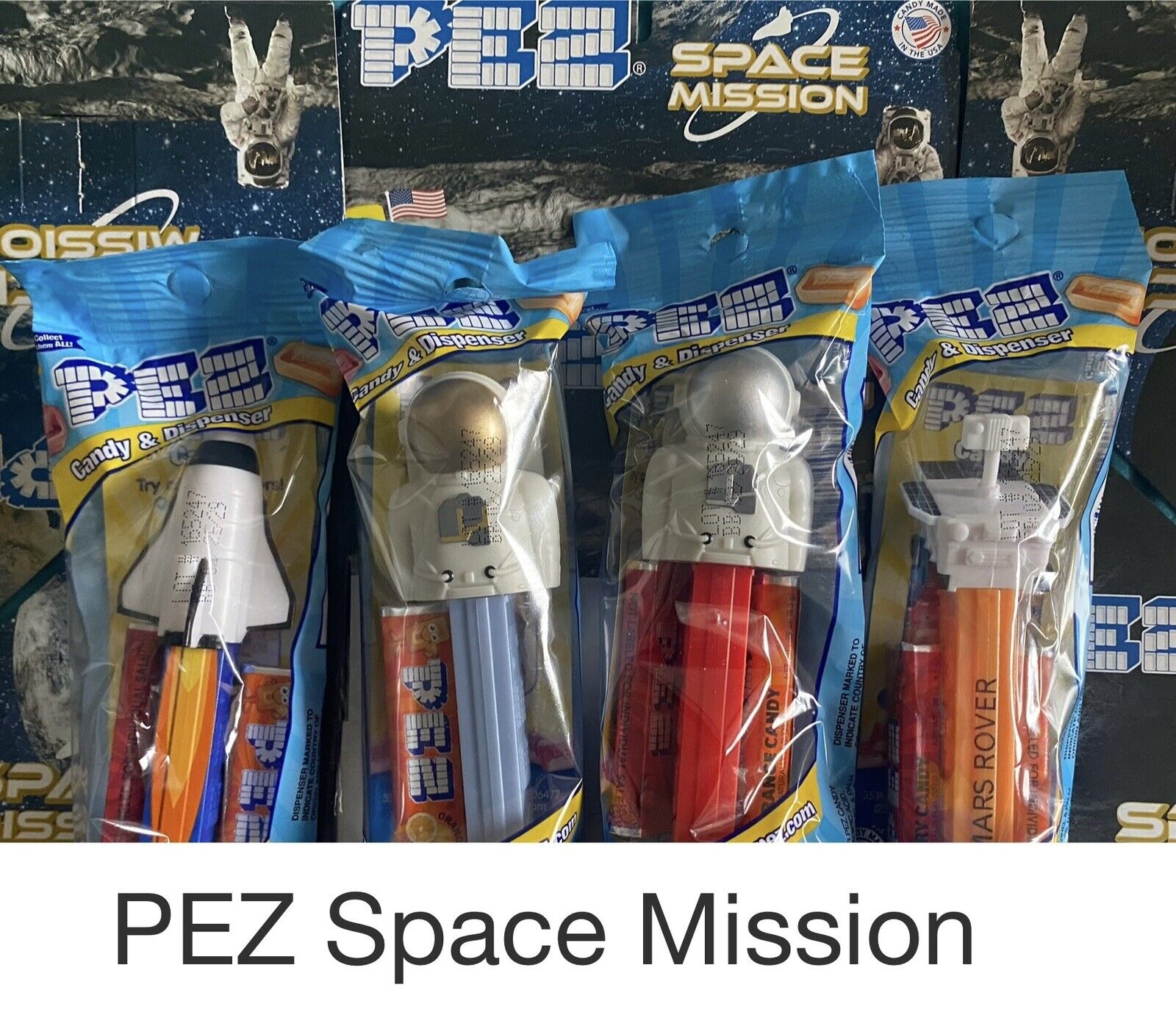2024 NEW PEZ Space Mission Set Of 4 (Read Below)