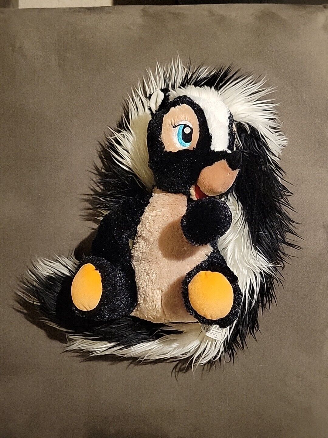 DISNEY PARKS Limited Bambi Flower the Skunk Plush with 42” Long Tail Stuffed Toy