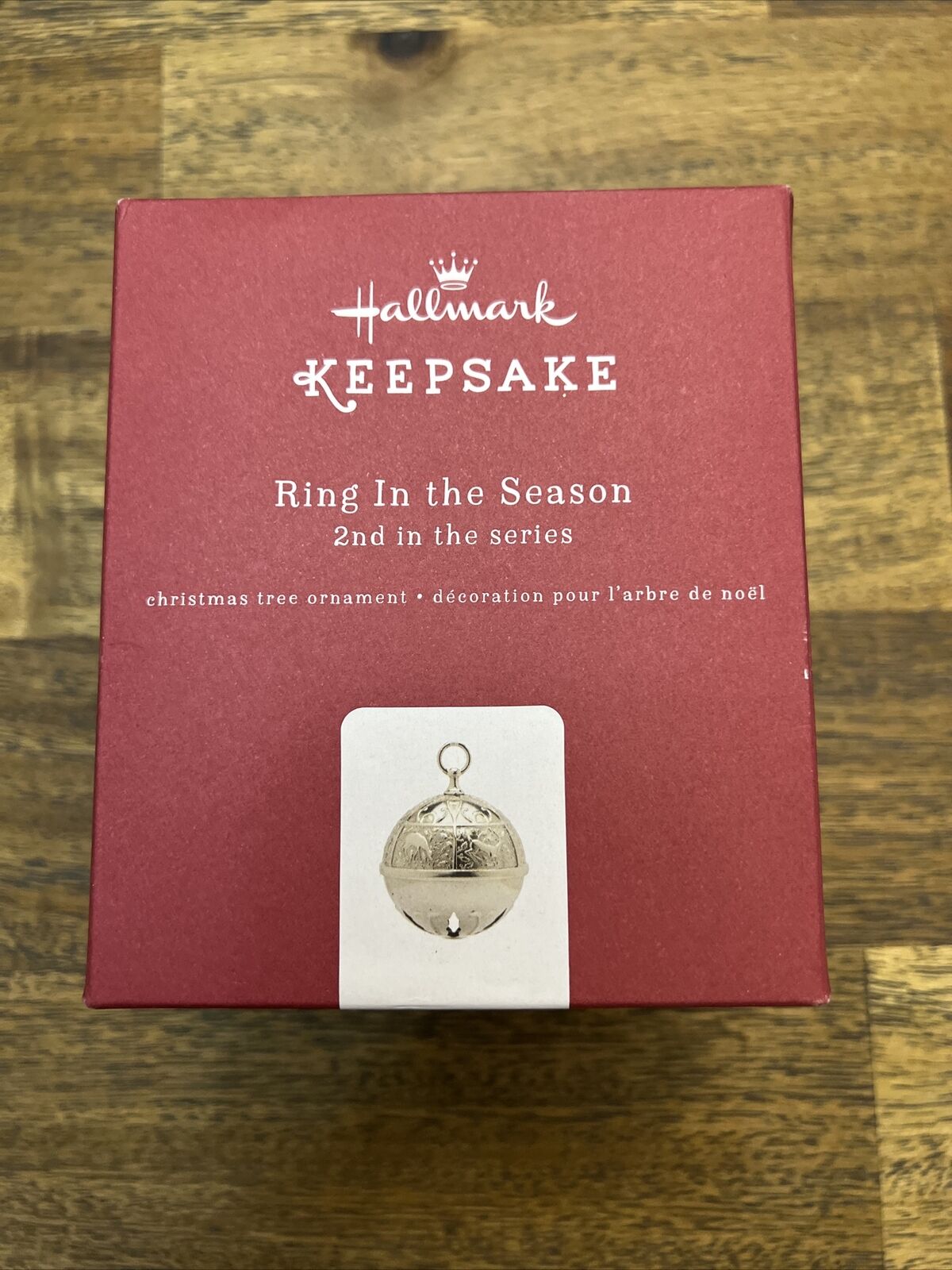 Hallmark 2nd 2016 Keepsake Ornaments Ring In The Season Metal Bell Christmas