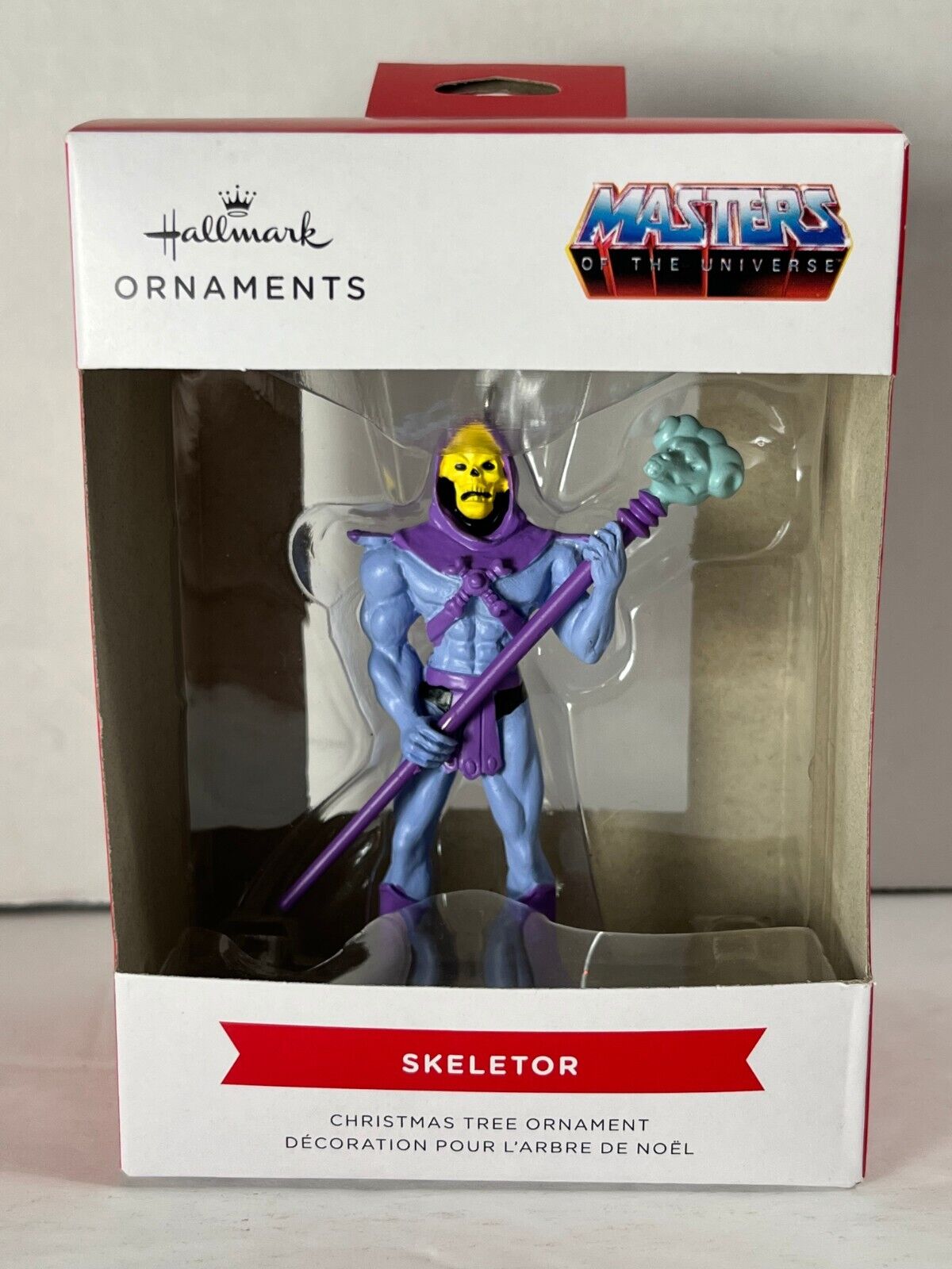 Hallmark 2021 Skeletor Masters of the Universe Red Box Ornament Christmas