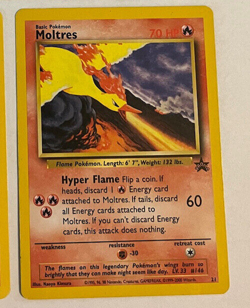 Moltres No.21, Pokemon 1995-99