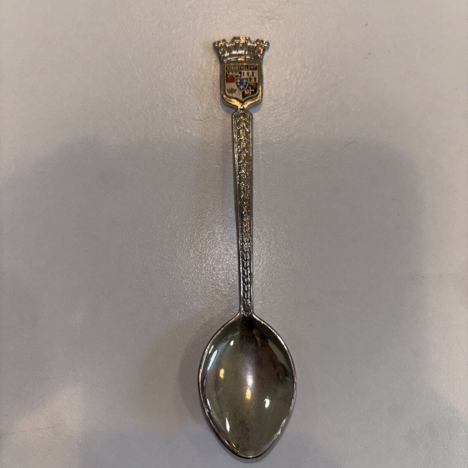 800 Silver Paris France Argent Souvenir Spoon