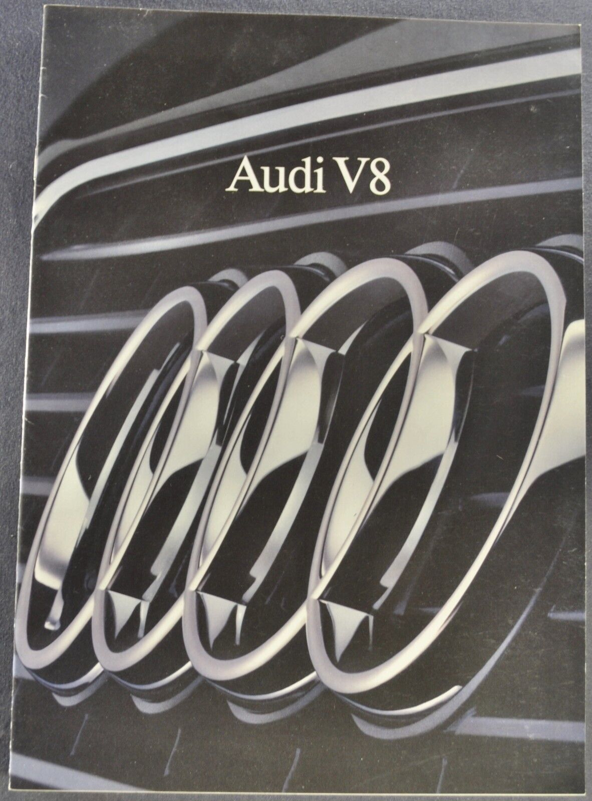 1989 Audi V8 Sedan Catalog Sales Brochure Excellent Original 89
