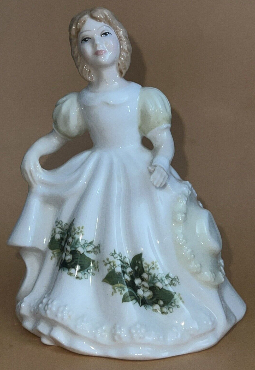 Flower of the Month May Child Figurine Royal Doulton HN3334 England Vintage