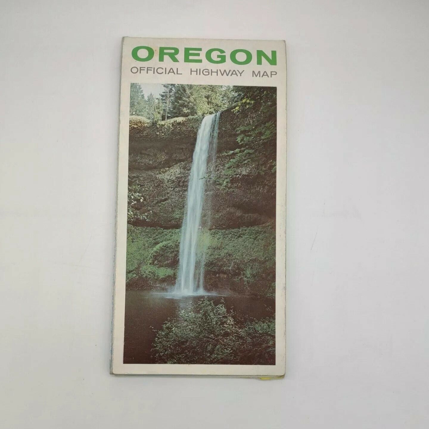 1974 Oregon State-Issued Vintage Road Map Governor Tom McCall